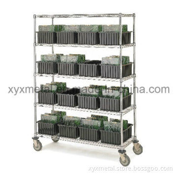 Movable Chormed Plated Display Shelf